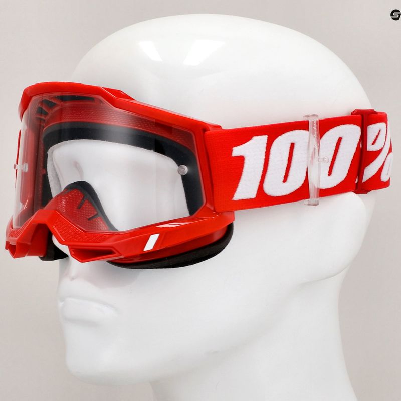 Ochelari de bicicletă  100% Accuri 2 neon/red/clear 7
