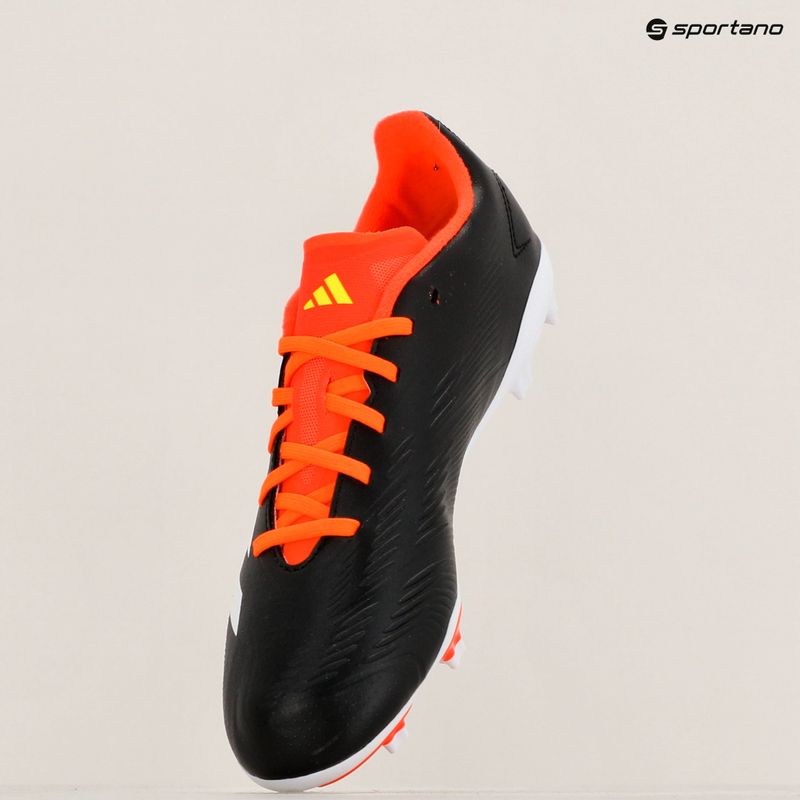 Încălțăminte de fotbal pentru copii adidas Predator League FG core black/cloud white/solar red 10