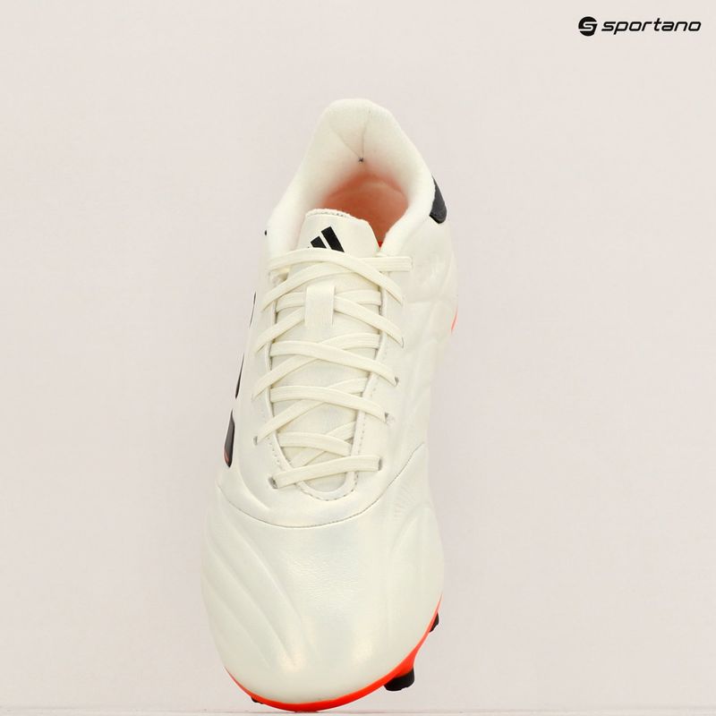 Încălțăminte de fotbal  adidas Copa Pure II League FG ivory/core black/solar red 14