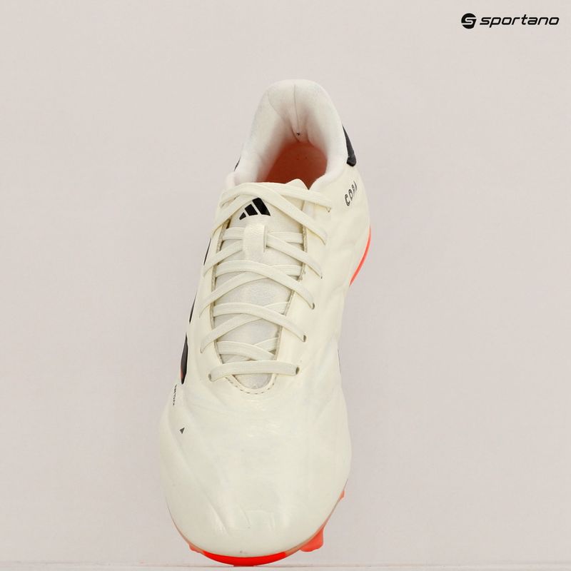 Încălțăminte de fotbal pentru bărbați  adidas Copa Pure II Pro FG ivory/core black/solar red 11