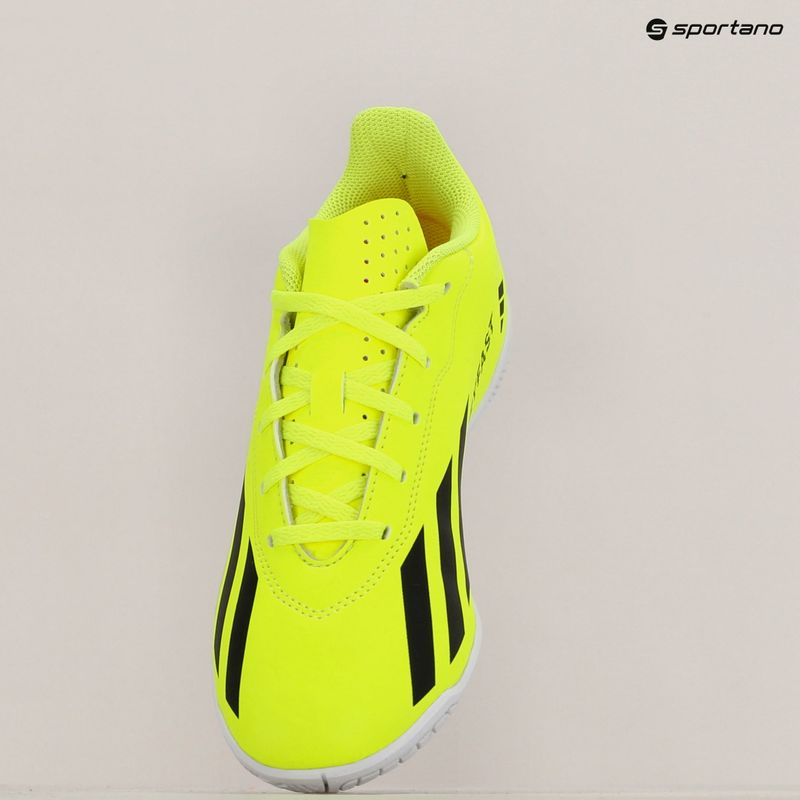 Încălțăminte de fotbal pentru copii adidas X Crazyfast Club IN team solar yellow/core black/cloud white