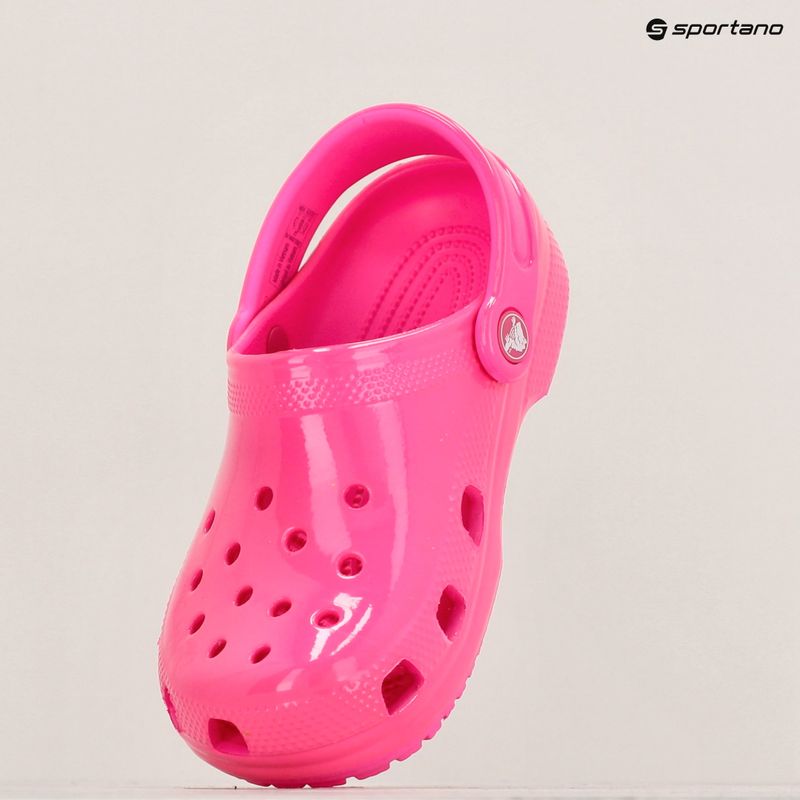 Papuci pentru copii Crocs Classic Neon Highlighter Clog pink crush 16