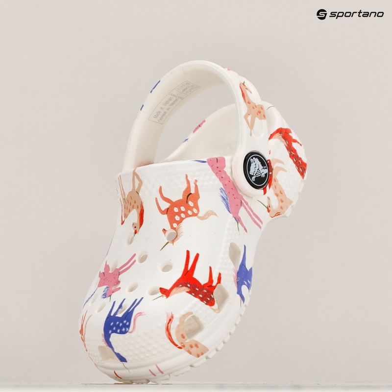 Papuci pentru copii Crocs Classic Character Print Clog Toddler unicorn 16