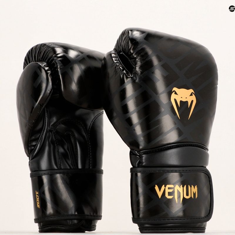 Mănuși de box Venum Contender 1.5 XT Boxing black/gold 10