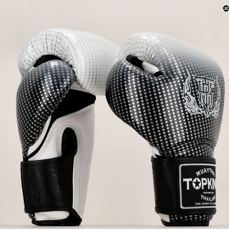 Mănuși de box Top King Muay Thai Super Star Air silver 7