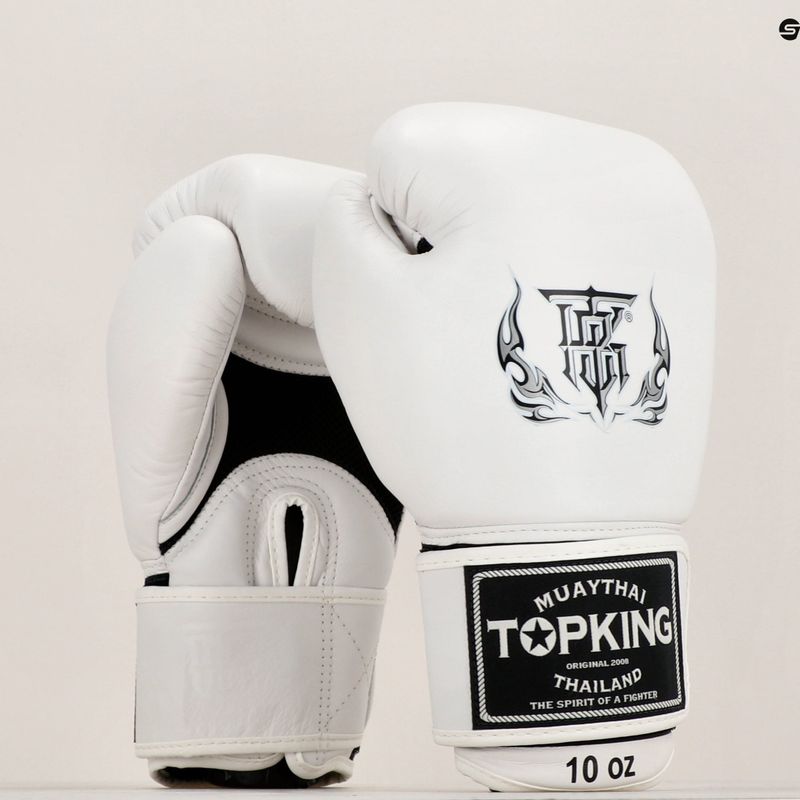 Mănuși de box Top King Muay Thai Ultimate Air white 7