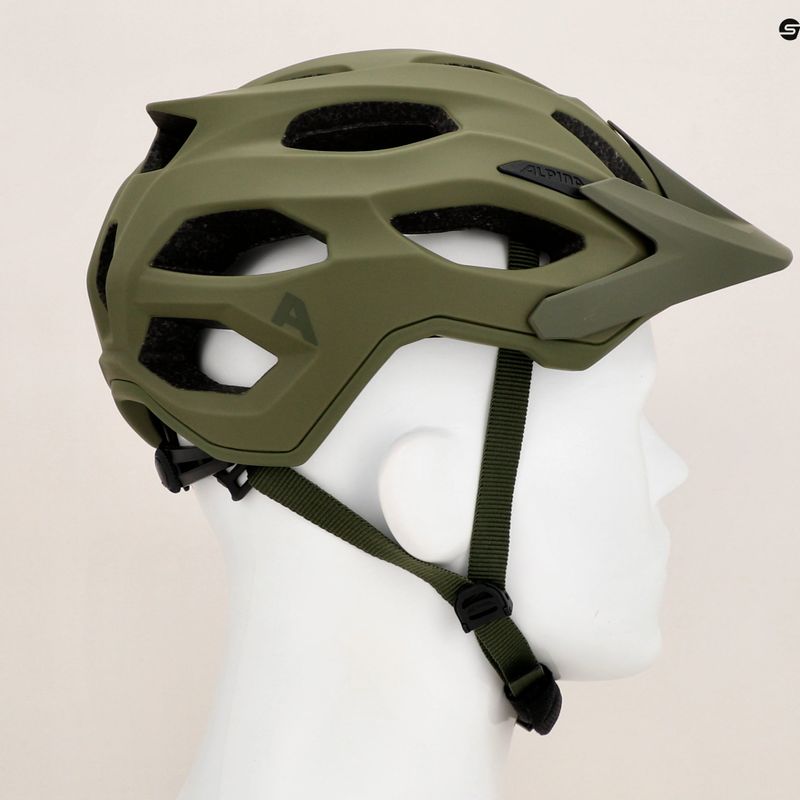 Cască de bicicletă Alpina Carapax 2.0 olive matt 8