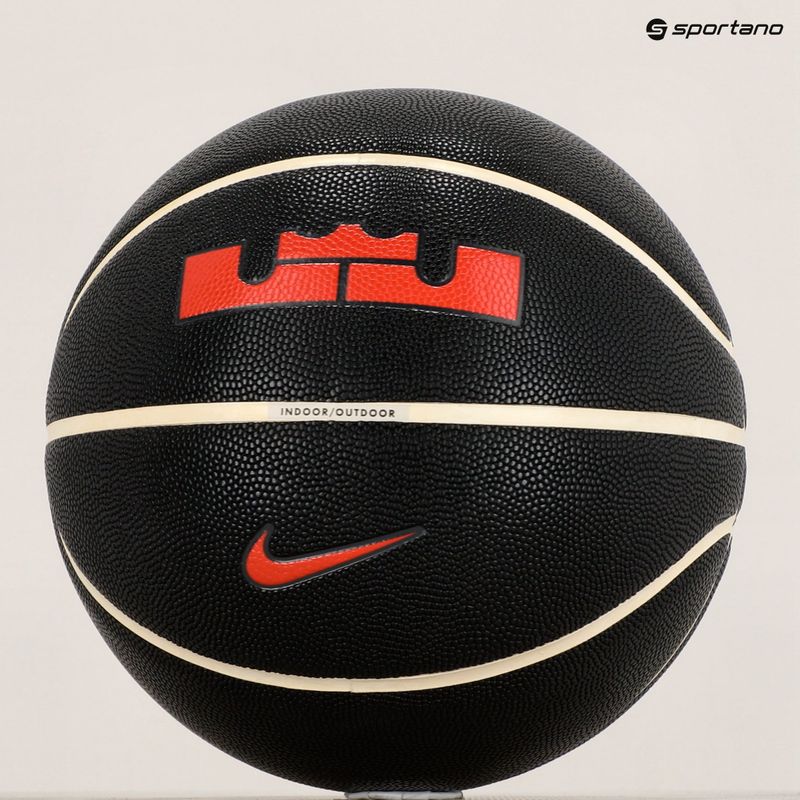 Nike All Court 8P 8P 2.0 L James baschet negru / fantomă / antracit / roșu universitar dimensiune 7