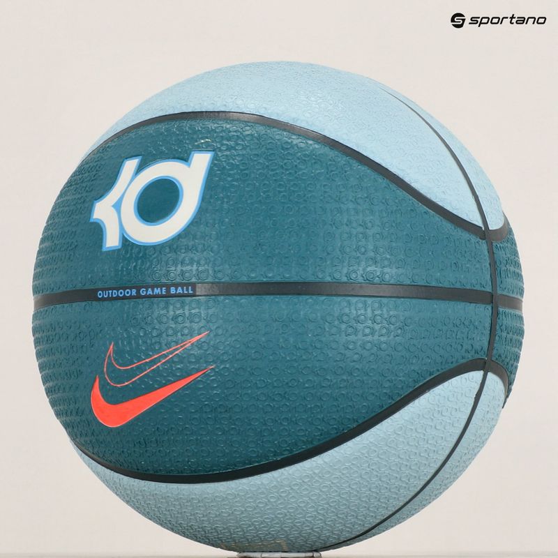 Minge de baschet Nike Playground 8P 2.0 K Durant Deflated blue rozmiar 7 5