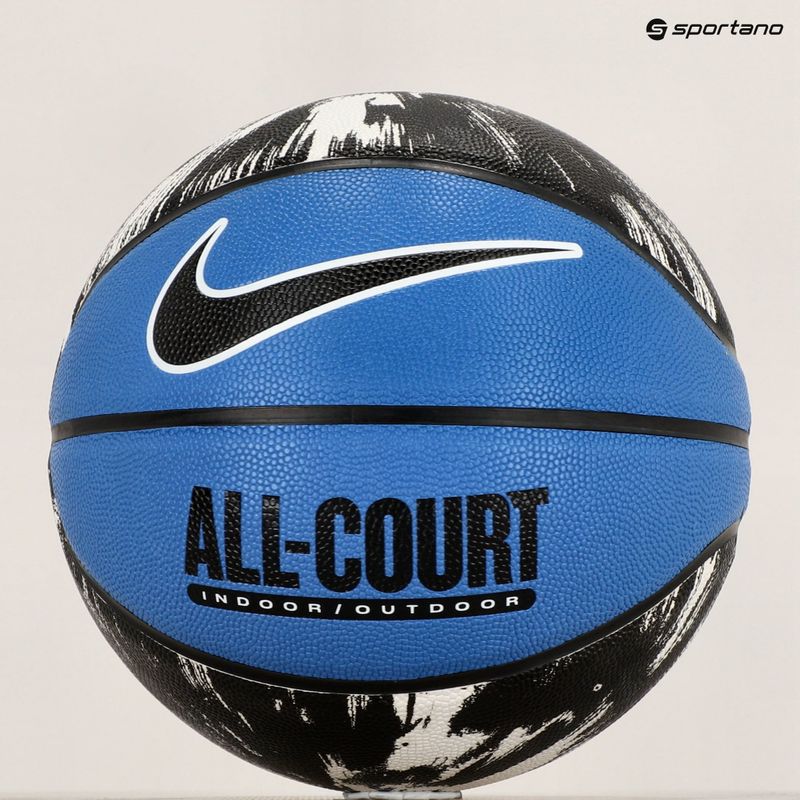 Nike în fiecare zi All Court 8P Graphic dezumflat stea albastru / negru / alb / negru baschet dimensiune 7