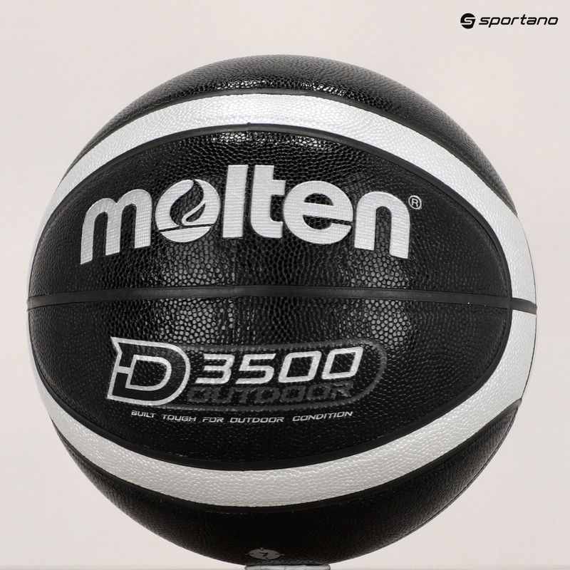 Baschet Molten Outdoor, negru B7D3500-KS 5