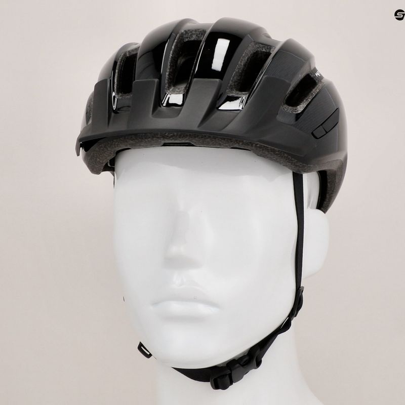 Cască de bicicletă MET Downtown black glossy