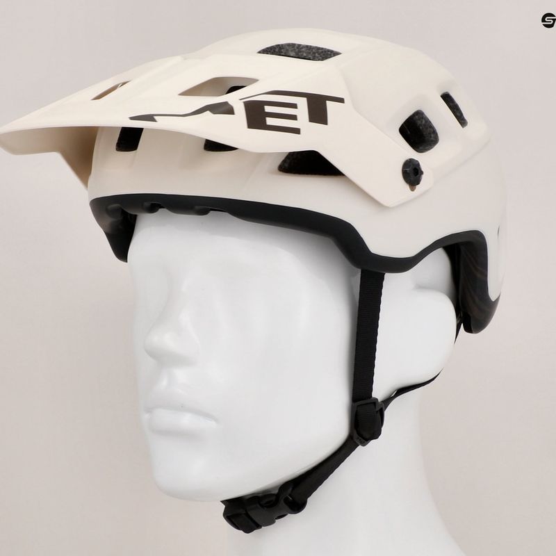 Cască de bicicletă  MET Terranova off white/bronze matt 9