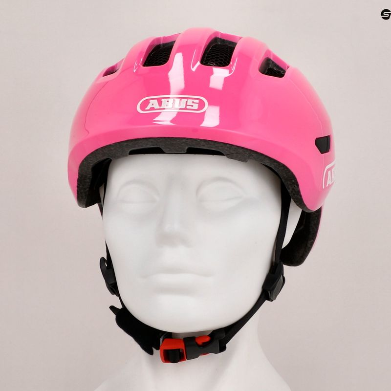 Cască de bicicletă pentru copii ABUS Smiley 3.0 shiny pink 8