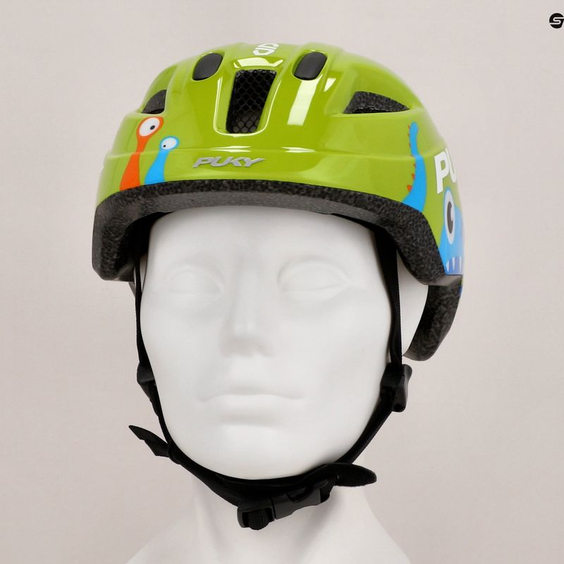 Cască de bicicletă pentru copii PUKY PH 8 Pro-S kiwi/monster