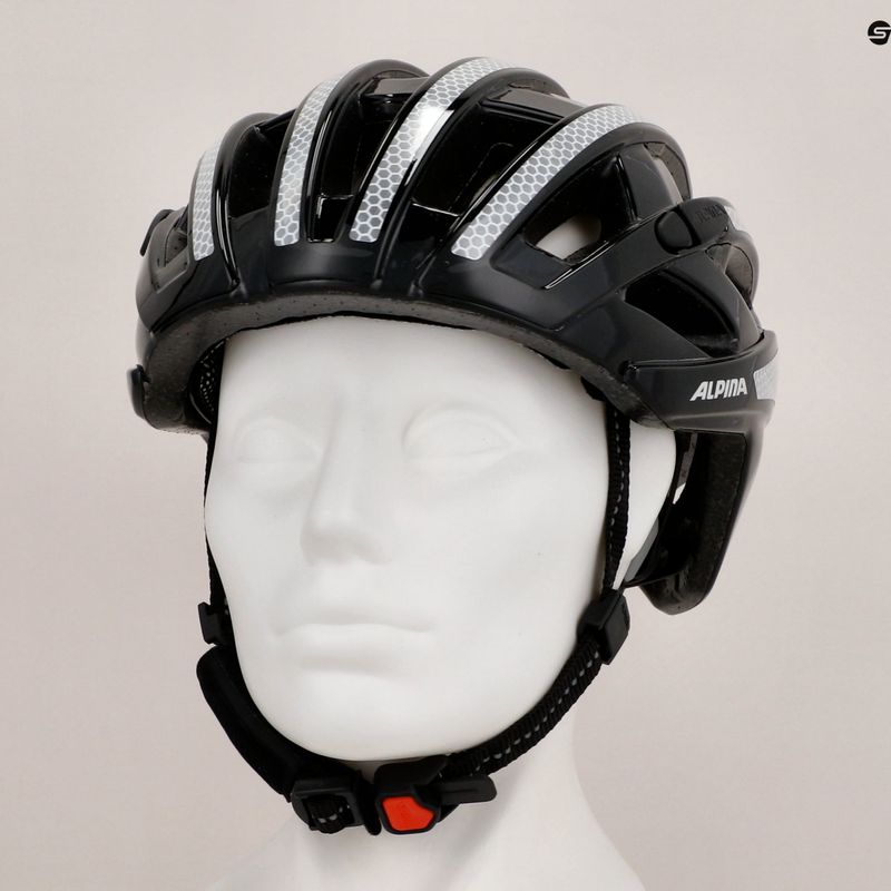 Cască de bicicletă Alpina Ravel Reflective black gloss 9