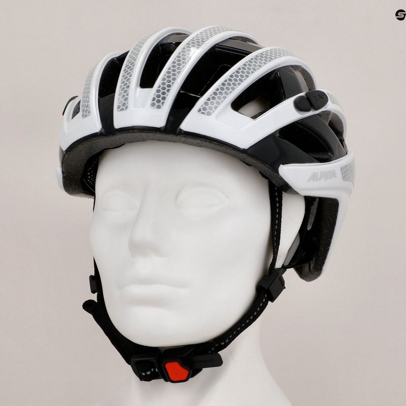 Cască de bicicletă Alpina Ravel Reflective white gloss 9