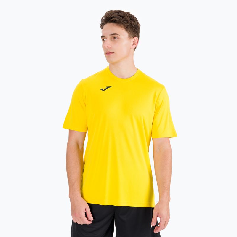 Joma Combi SS tricou de fotbal galben 100052
