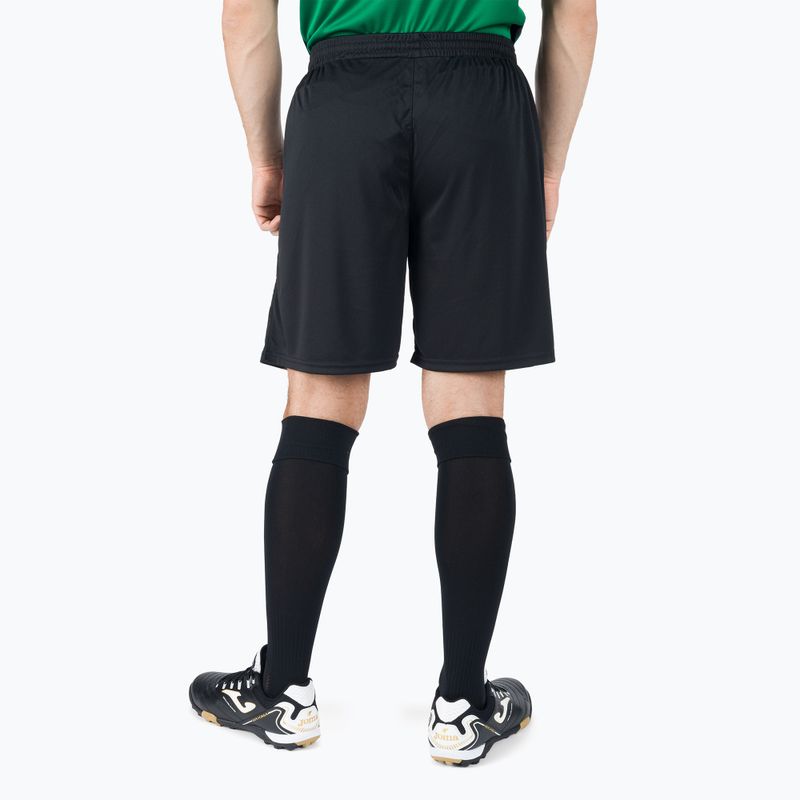 Pantaloni scurți de fotbal pentru bărbați Joma Nobel negru 100053