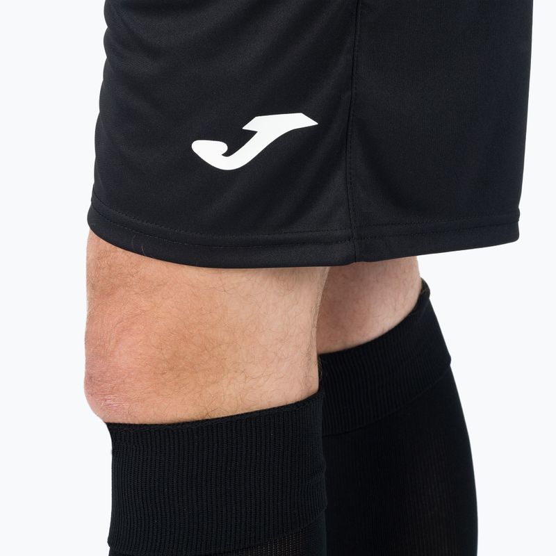 Pantaloni scurți de fotbal pentru bărbați Joma Nobel negru 100053