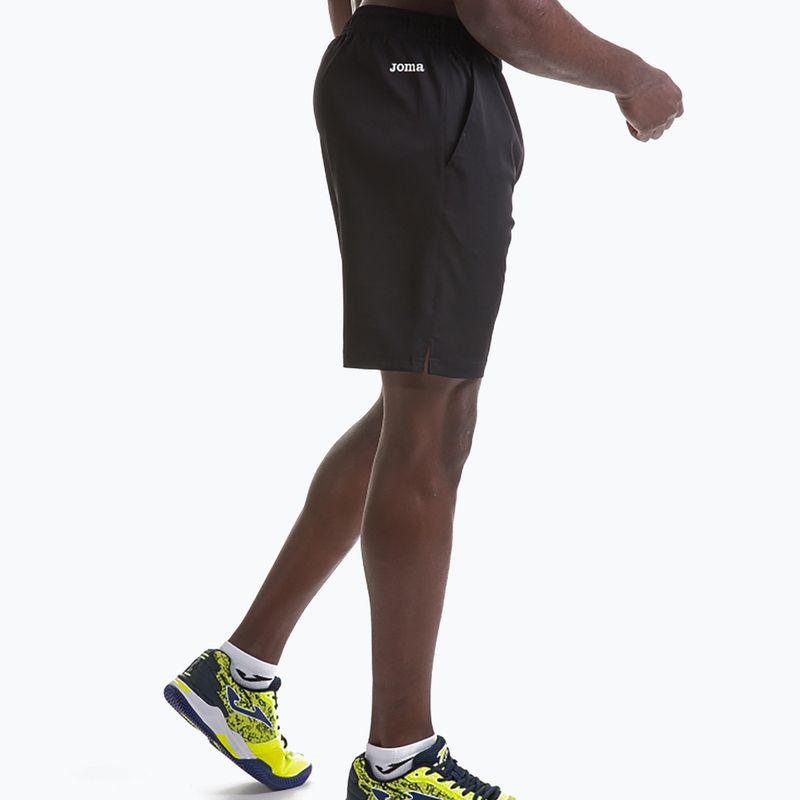Pantaloni scurți de tenis pentru bărbați Joma Bermuda Master negru 100186.100 3