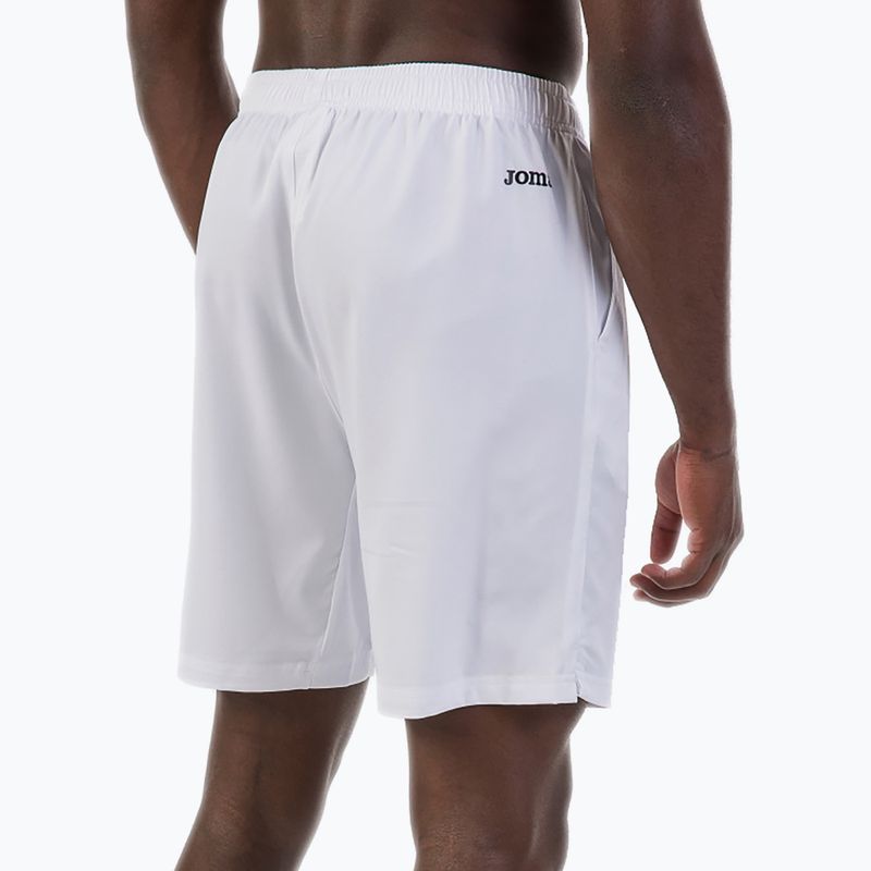 Pantaloni scurți de tenis pentru bărbați Joma Bermuda Master alb 100186.200 3