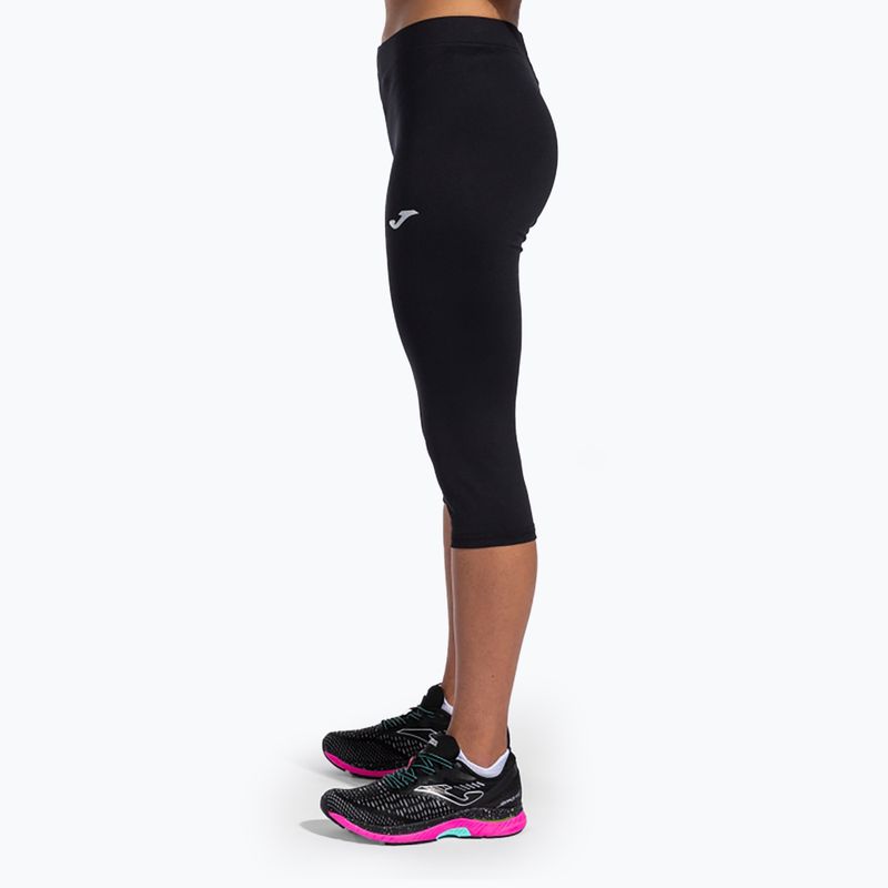 Colanți de alergat pentru femei Joma Olimpia 3/4 black