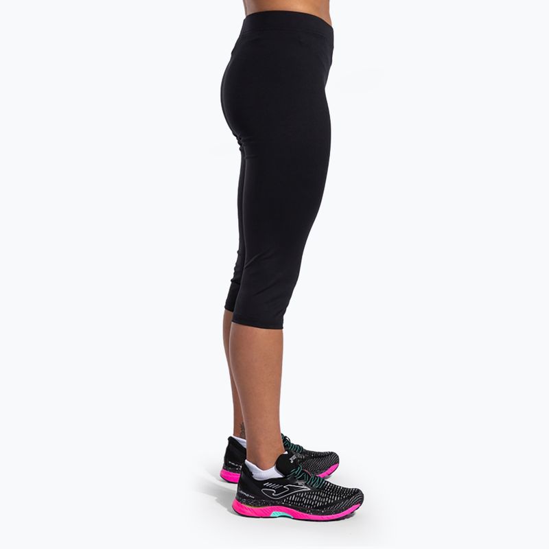Colanți de alergat pentru femei Joma Olimpia 3/4 black