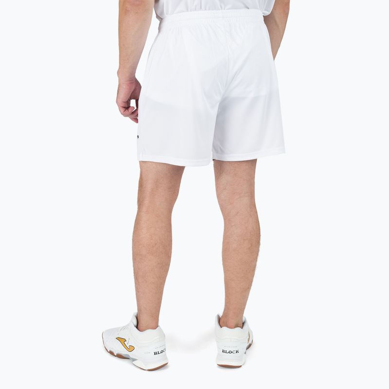 Pantaloni scurți de antrenament pentru bărbați Joma Treviso alb 100822.200 3