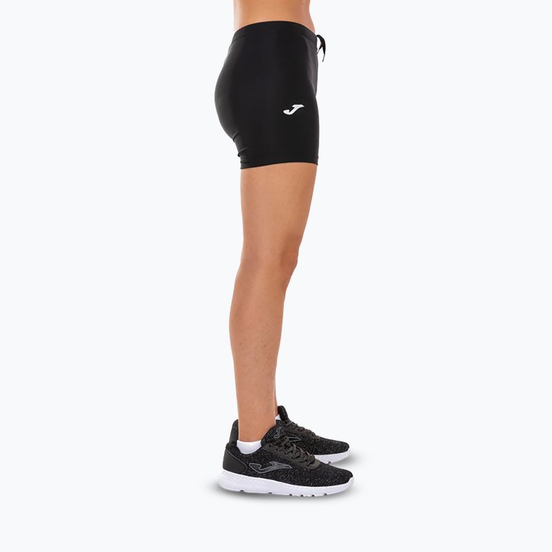 Pantaloni scurți de alergare pentru femei Joma Lycra negru 3