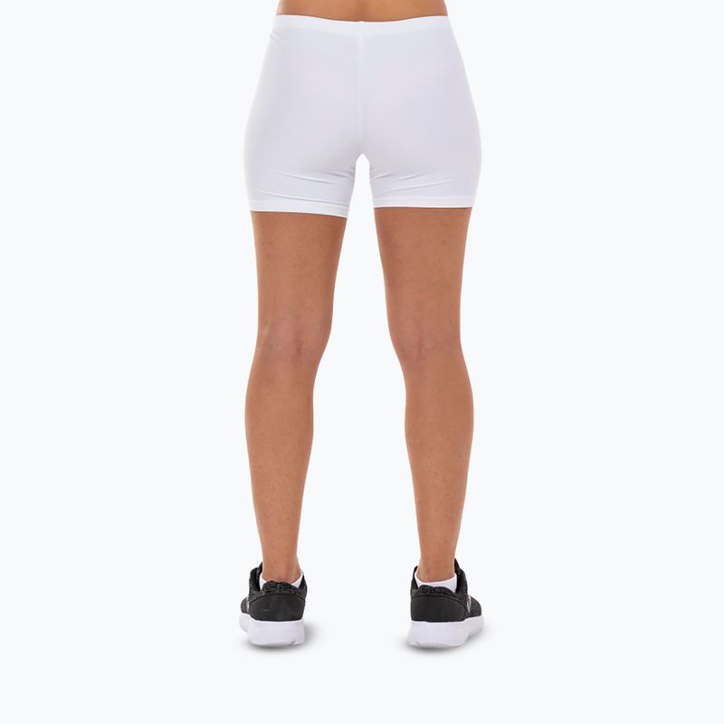 Pantaloni scurți de alergare pentru femei Joma Lycra alb 2