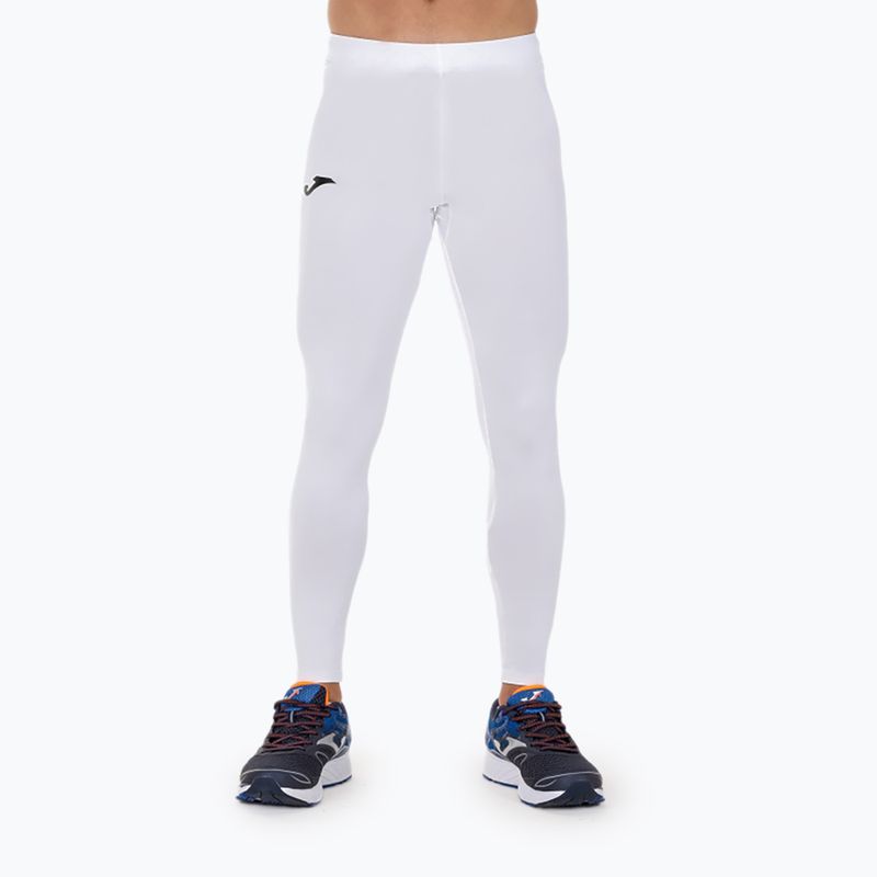 Pantaloni termoactivi Joma Brama Academy Long blanco