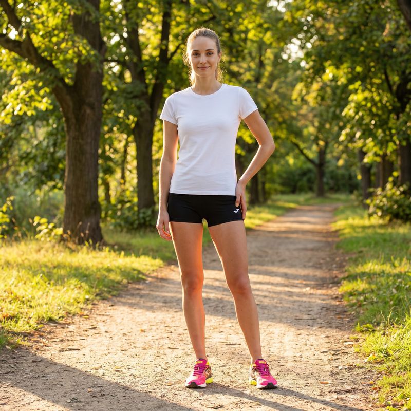 Pantaloni scurți de alergare pentru femei Joma OLIMPIA Elastic Short 900760.100 12