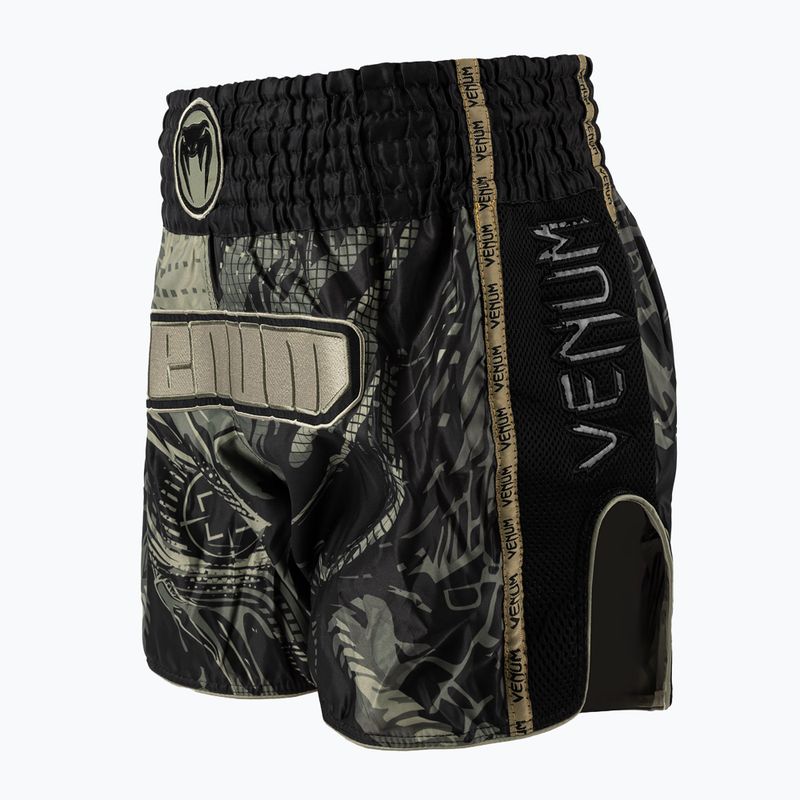 Pantaloni de antrenament pentru bărbați Venum Nexus Invader Muay Thai black/sand 3