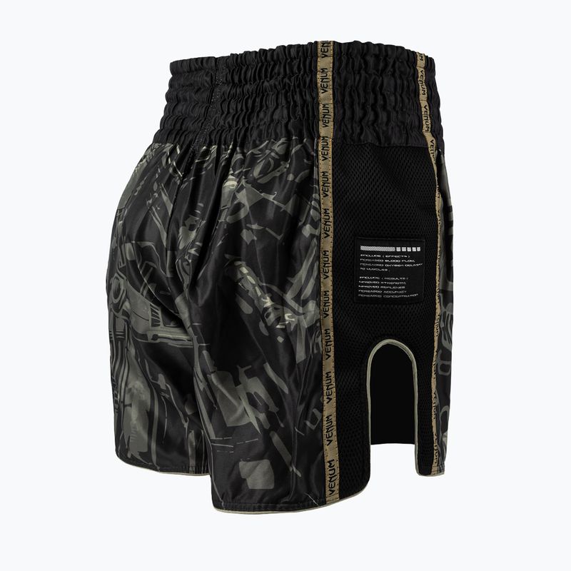Pantaloni de antrenament pentru bărbați Venum Nexus Invader Muay Thai black/sand 4