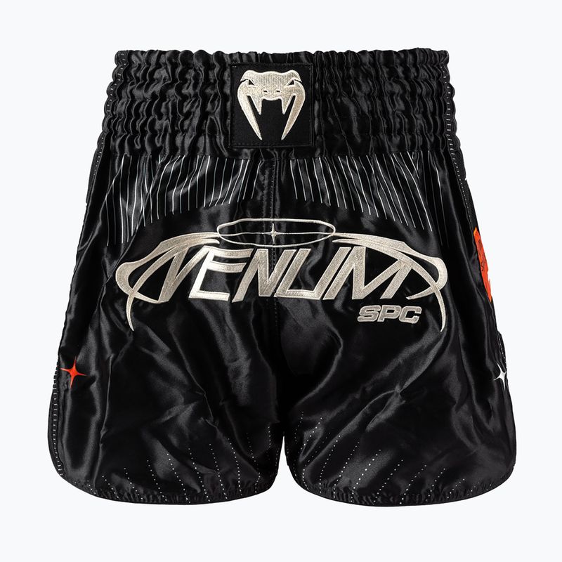 Pantaloni de antrenament pentru bărbați Venum Eclipse Muay Thai black/ivory
