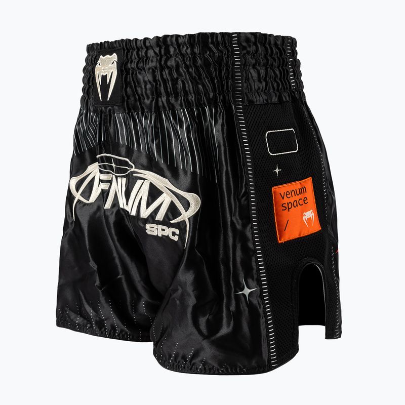 Pantaloni de antrenament pentru bărbați Venum Eclipse Muay Thai black/ivory 3