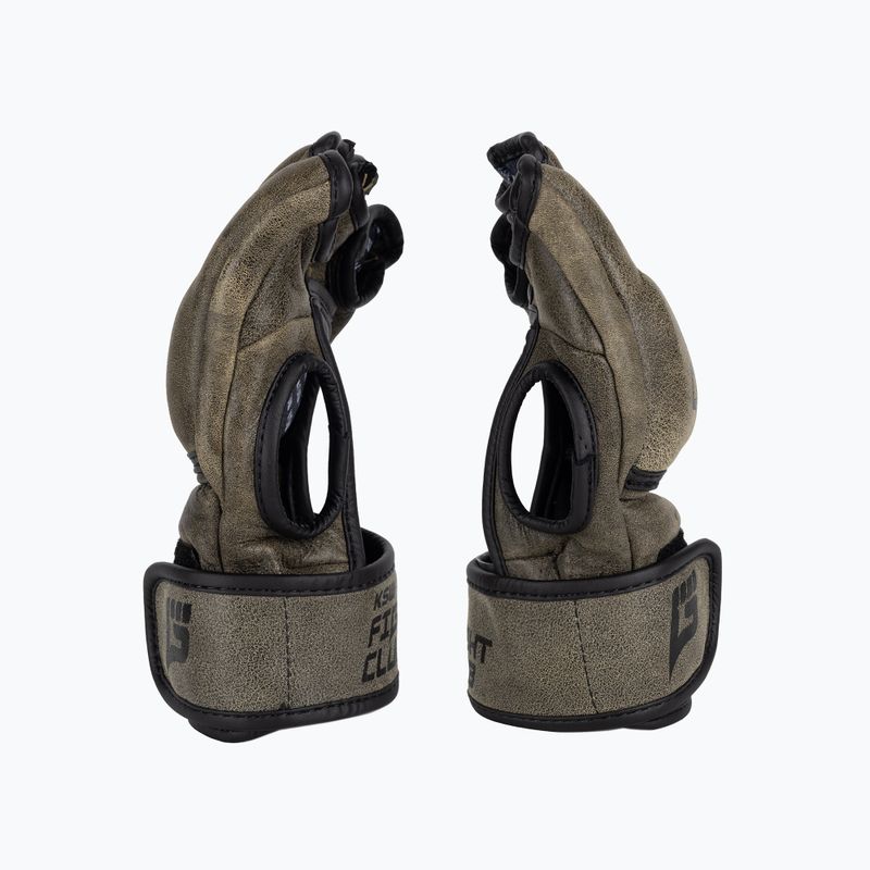 Mănuși de grappling KSW Fight Club maro Gloves_FCL