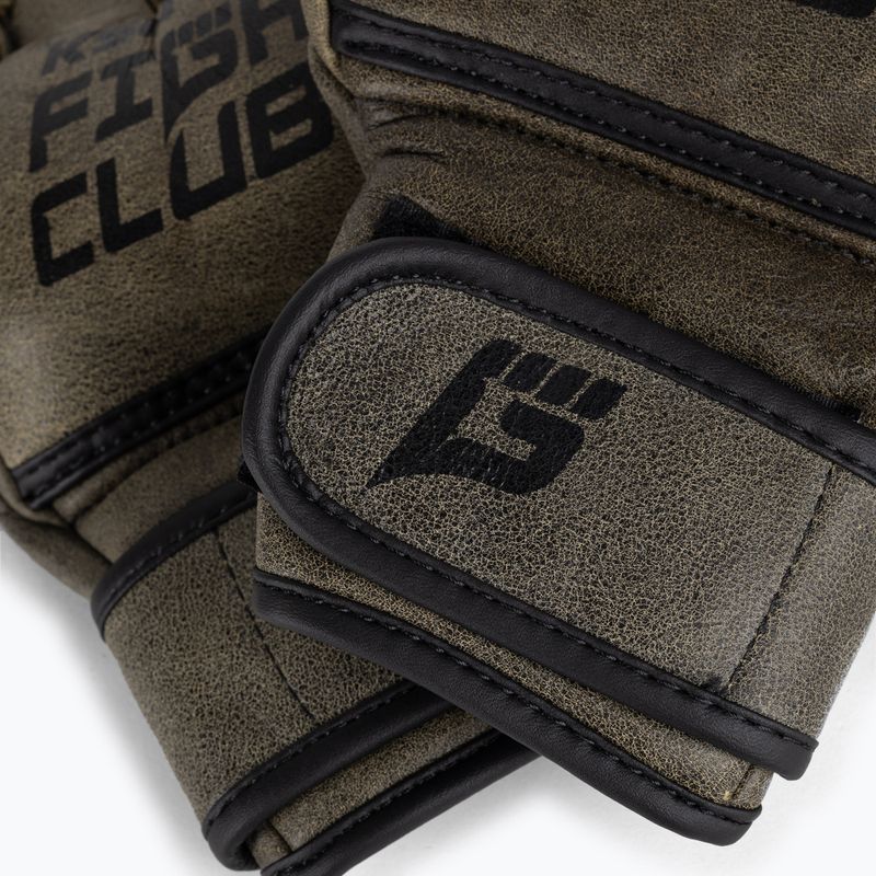 Mănuși de grappling KSW Fight Club maro Gloves_FCL