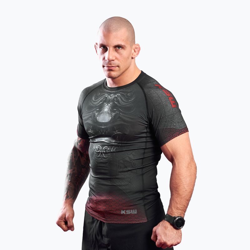 KSW Bărbați Last Samurai Rashguard negru 5