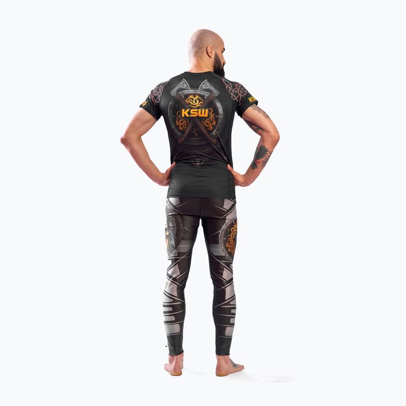 MMA jambiere KSW Mad Viking pentru bărbați negru 2