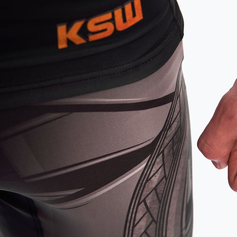 MMA jambiere KSW Mad Viking pentru bărbați negru 4