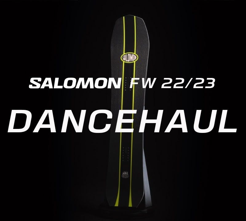 Snowboard Salomon Dancehaul negru/galben L47017800 13