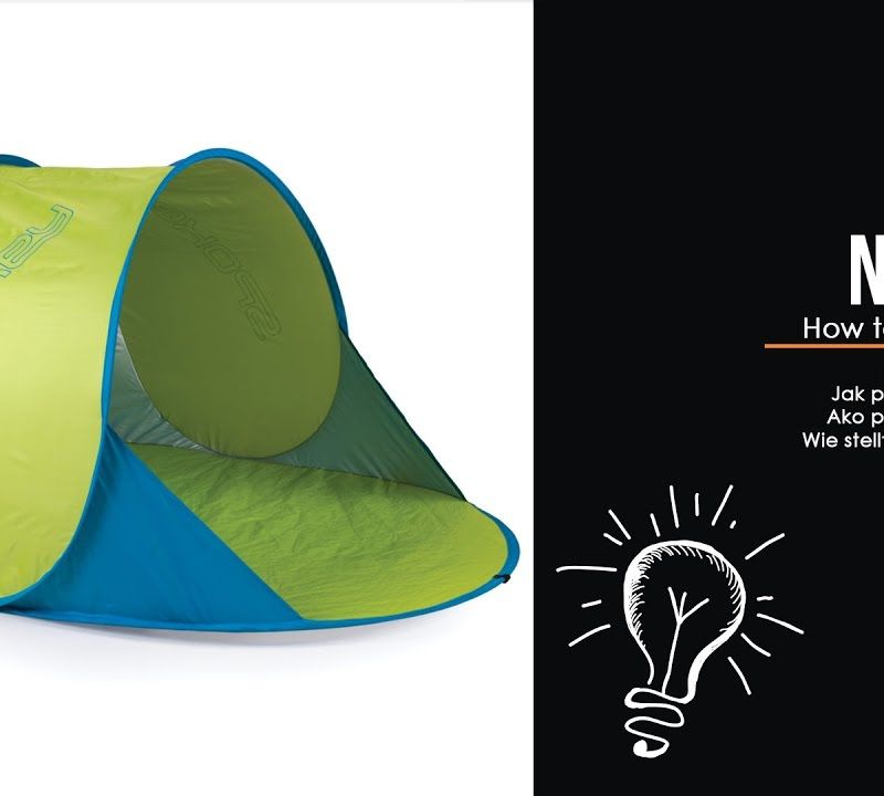 Cort de plajă Spokey Stratus verde 926783 7