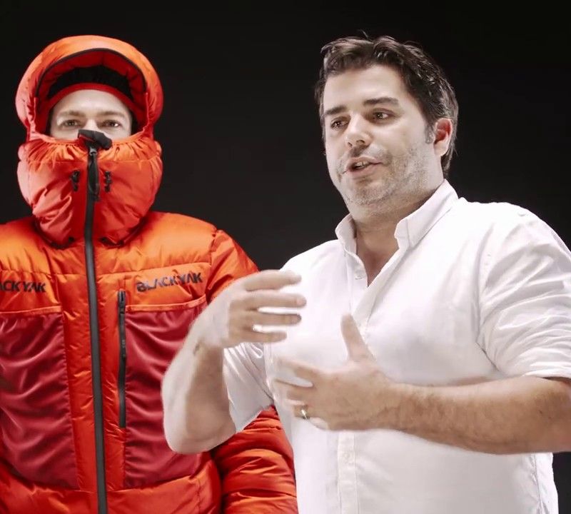 BLACKYAK costum de alpinism Watusi Expediție Watusi roșu aprins 1810060I8 19