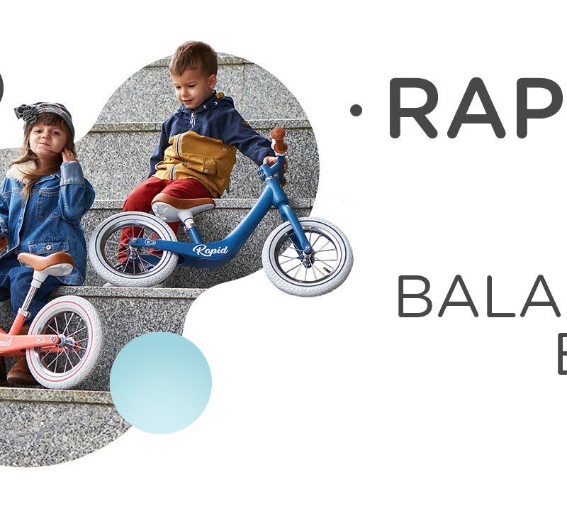 Bicicletă fără pedale pentru copii Kinderkraft Rapid, albastru, KKRRAPIBLU0000 8