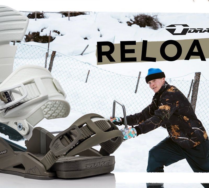 Legături de snowboard pentru bărbați Drake Reload negre 71221004-10 8