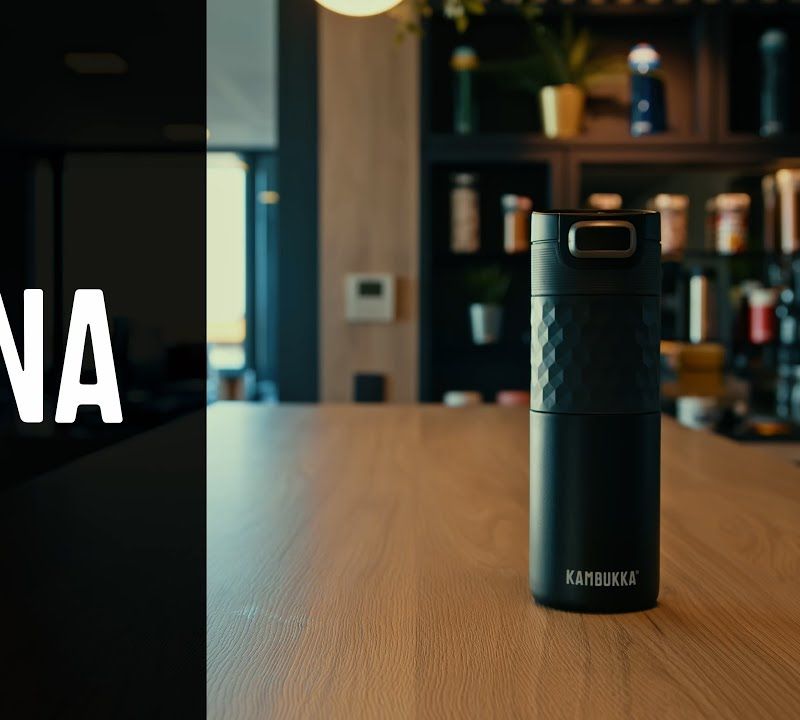 Cană termică Kambukka Etna Grip 500 ml black barely beige 12