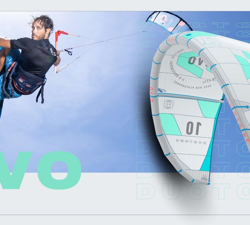 Kitesurfing zmeu DUOTONE Evo gri-albastru 44220-3003 4