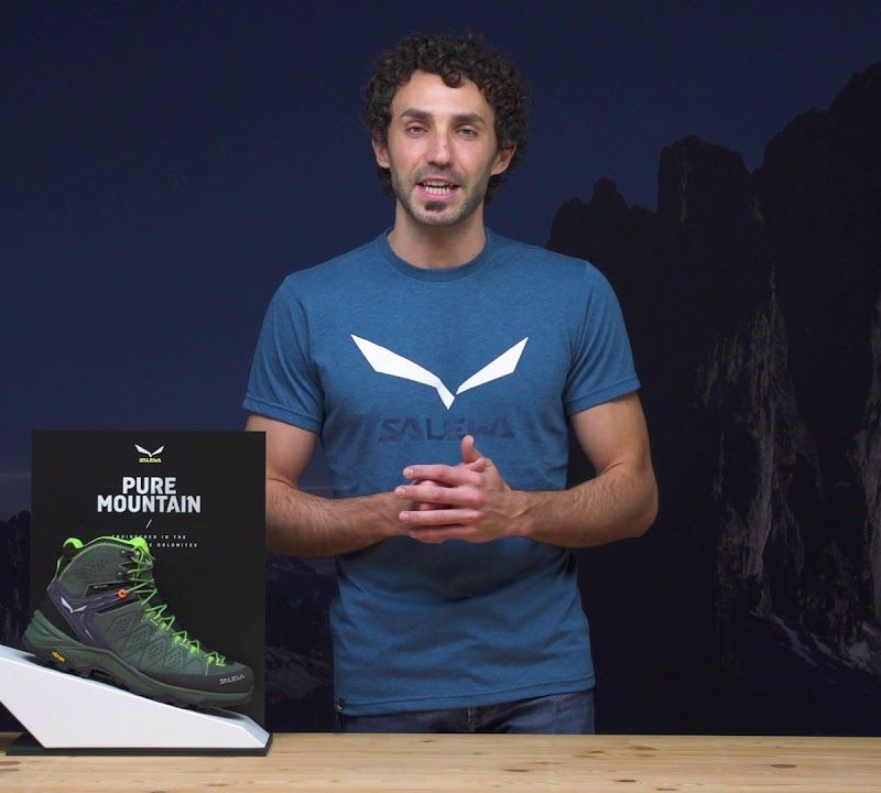 Cizme de trekking pentru femei Salewa Alp Trainer 2 Mid GTX verde 00-0000061383 14